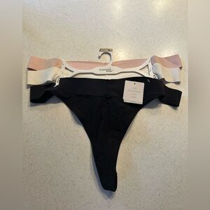 NWT Tranquil True 3-Pack Smoothing Micro Thong Underwear Set. Size 3X